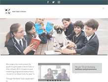 Tablet Screenshot of bookclubsinschools.org